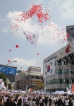 [강원] 강원도청앞, 광복 70년 경축행사로 뜨거운 강원도민