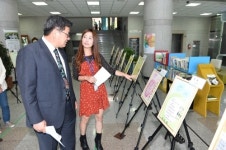 [포토] 양주시, 시청 로비에 한글교실 시화전 개최