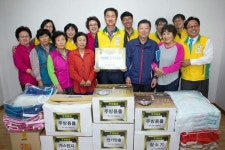 광주신천지자원봉사단, 용우경로당에 생필품 전달