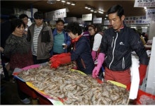 [충남-태안군] 태안 안면도 백사장항은 대하축제가 한창