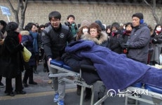 누리과정 예산 원상 복구 촉구하다 쓰러진 유치원 원장