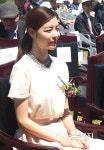 한국영상자료원 파주보존센터 개관 기념식에 참석한 김규리