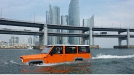 GMI 수륙 양용 버스 부산 바다 달리나… 창조관광시대 열어