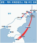 광명동굴~속초~하산~훈춘~백두산 잇는 국제관광코스 추진된다