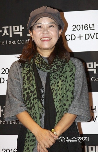 [포토] 조혜련, '마지막 고해 보러 왔어요~'