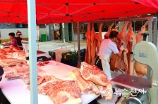 태풍 피해 이후 활기 찾은 울산 태화시장