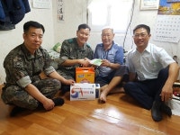 경기북부보훈지청, 고령 독거 국가유공자 위문금 전달