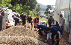 천안교육지원청, 교촌리서 수해 복구 봉사활동