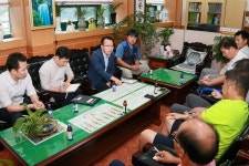 [안산] 정승현 부의장, 수암꿈나무체육공원 축구장운영 간담회 개최
