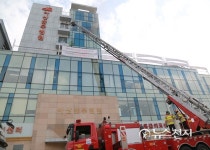 아산충무병원 화재 환자 50여명 안전하게 대피