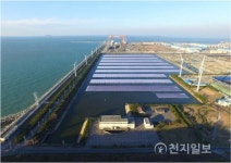 군산시, 수상태양광발전소 공정률 20%