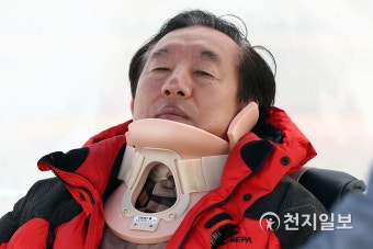 4일째 단식 중인 김성태 원내대표