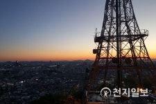 남산서 바라본 서울시내 야경