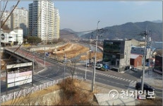 함안군, 내담교 오거리 회전교차로 7월 공사 진행