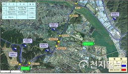 울산 두왕사거리~신여천사거리 일원 상수도 매설공사 실시