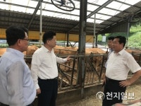 채원봉 농협 조합감사위원장, 폭염피해 현장점검