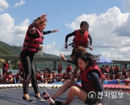 북한강에서 즐기는 시원한 수상레저