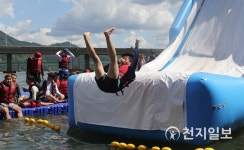 북한강에서 즐기는 시원한 수상레저