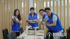 [천안] 삼성디스플레이 하트무한리필봉사팀, 등대의집서 중식 봉사