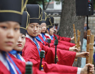 추기석전에서 선보이는 일무공연