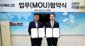 신천지자원봉사단 인천지부-에버그린 평화·환경 보전 협약