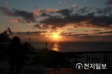 무술년 끝자락, 영광 백수해안도로 붉은 노을