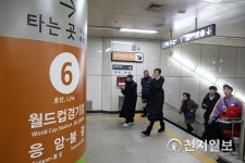 운영 재개한 합정역 6호선