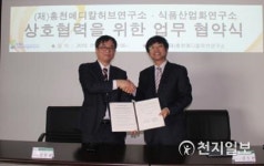 [홍천] 홍천메디칼허브연구소, 식품산업 발전 업무협약