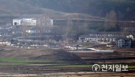 한적한北 선전마을 인민문화회관