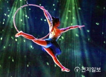국내 유일 동춘서커스의 멋진 연기