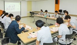 순천향대 천안병원, 교직원 환자 치료식 체험… 개선점 찾아