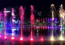 태백문화광장 음악 분수대 13일부터 운영