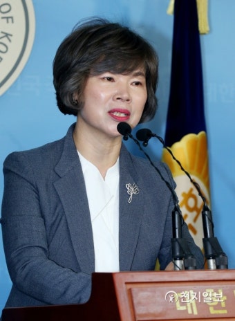 21대 총선 출마 선언하는 박양숙 전 서울시 정무수석