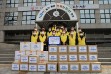 안산도시공사, 대구에 방역물품 5종 전달