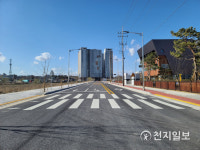 완주군, 삼례중학교 진출입을 위한 도시계획도로 30일 개통