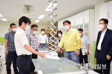 9월 개교 앞둔 인천별빛초·동춘초교 현장점검 나선 인천교육감