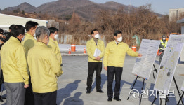 행안부 장관-김용찬 충남 부지사, 천안 조류인플루엔자(AI) 대응 현장 방문