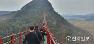 [천지포토] 체계산 출렁다리 스트레스 날려