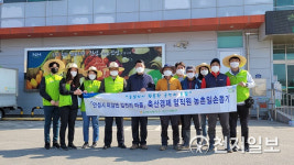 농협 축산경제, 영농철 맞이 농촌일손돕기 나서