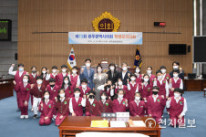 광주시의회, 송원초등학교 학생 대상 모의의회 진행