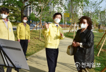 낙후·오염된 구 진주역 폐선부지 자전거도로 쉼터로 변모