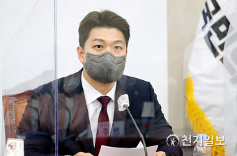 [천지포토] 발언하는 김용태 청년최고위원