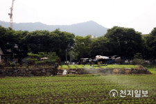 연천군, 드론 활용한 농작물 병해충 방제