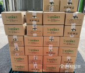 담양올밀크, 어려운 이웃 위한 기부물품 전달