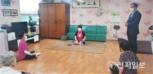 천안시, 코로나19 장기화… 경로당 방역현장 점검