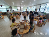 진주시 찾아가는 목공체험·숲 해설 인기