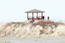 [포토에세이] 보석 같은 흰 돌 영광 백바위 해수욕장, 썰물이면 바다 위 걸어 힐링