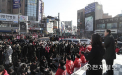 [천지포토] 윤석열 후보 안성 서인사거리 유세