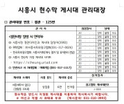 시흥시, 옥외광고물 안전 관리카드 부착 강화