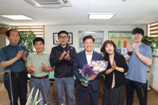 박승원 광명시장, 당선 첫 행보 민생 현장 방문